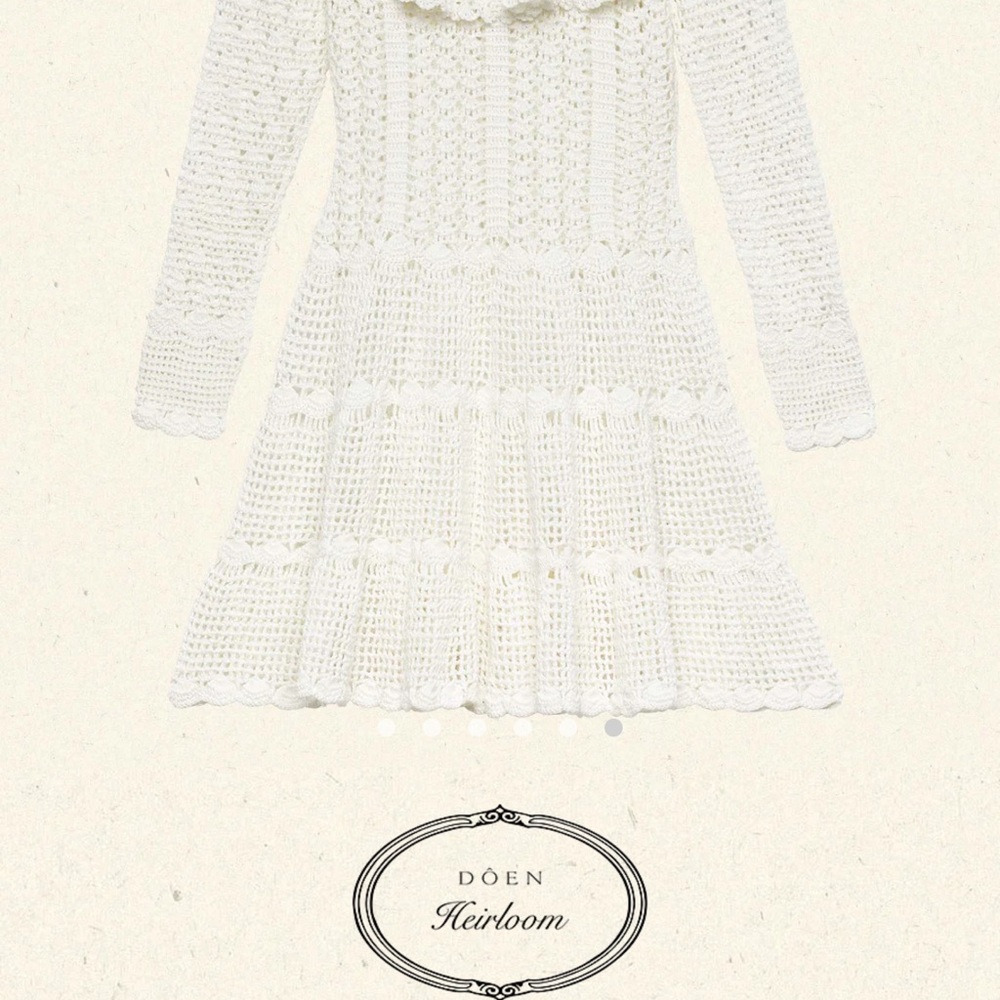 Doen capucine White Crochet Dress - Picture 6 of 6